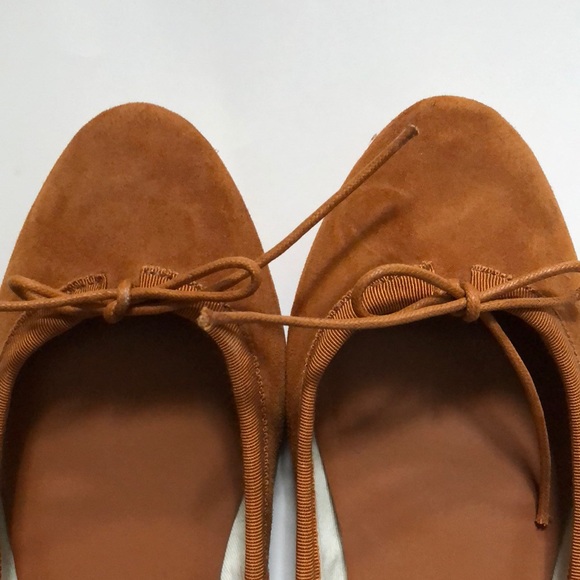 & Other Stories Shoes - & Other Stories Camel Colored Suede Flats NWOB